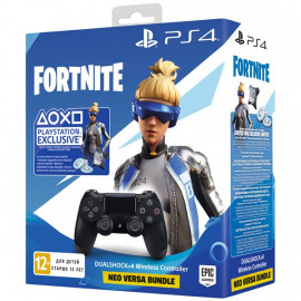 DualShock 4 v2 + fortnite (черный) новый