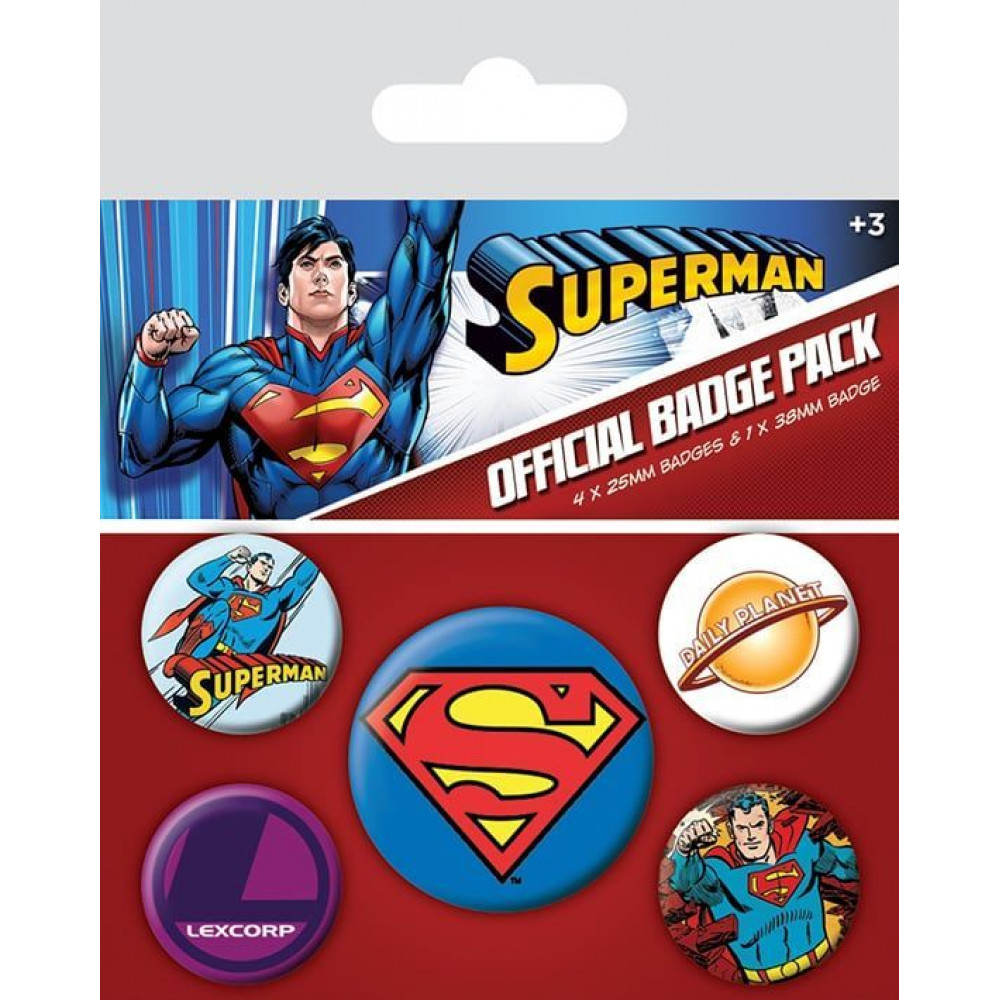 Набор значков Superman 5 шт BP80484