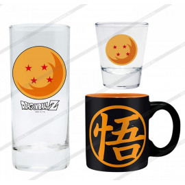 Набор подарочный Dragon Ball Dragon Ball Бокал 290ml+Рюмка 50ml+Кружка 110ml ABYPCK130