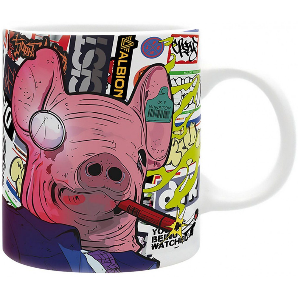 Кружка Watch Dogs 3 Legion Comics 320 ml ABYMUG814